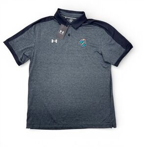Under Armour Coastal Carolina Chanticleers Polo Shirt Mens Large NWT Gray